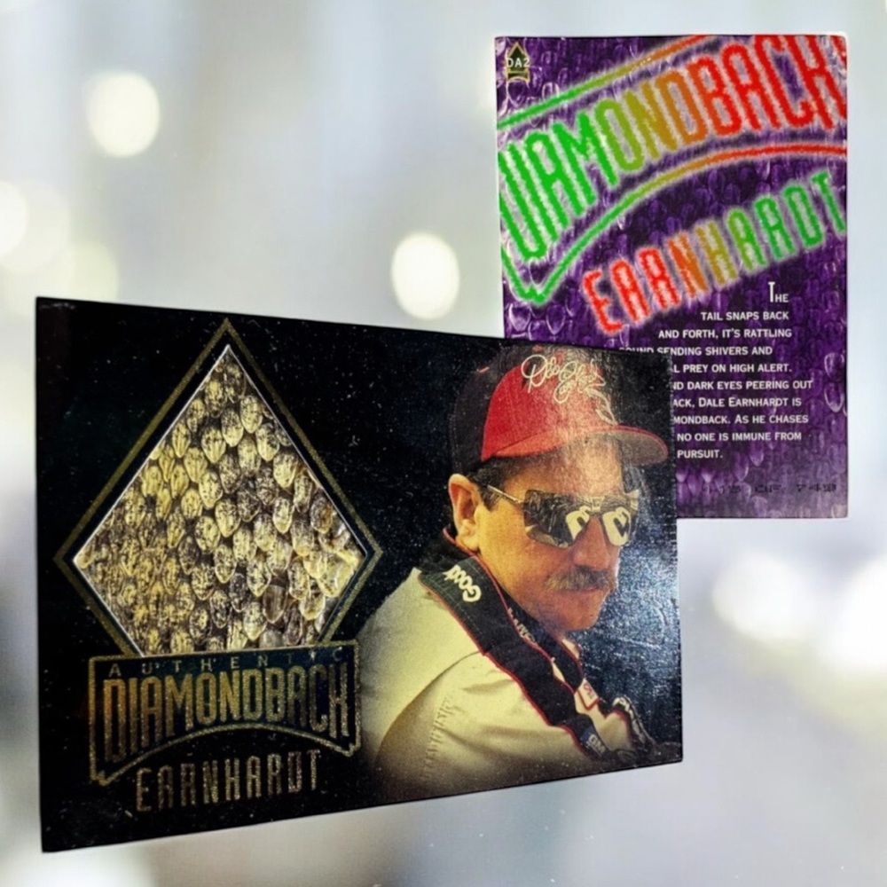 1996 Wheels Racing Dale Earnhardt Diamondback DA2 Insert Card NASCAR Vintage